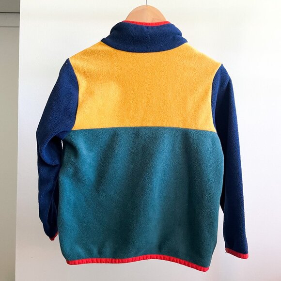 Hanna Andersson Polarfleece Colorblocked Pullover - Picture 3 of 5